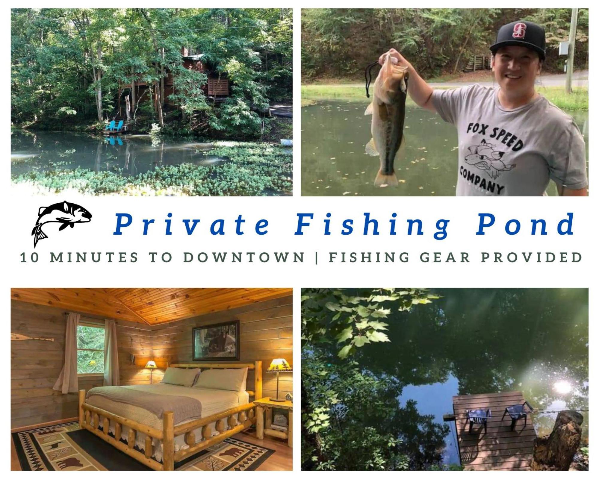 The Fishing Hole Cabin - Sage Vacations Гетлинбург Екстериор снимка